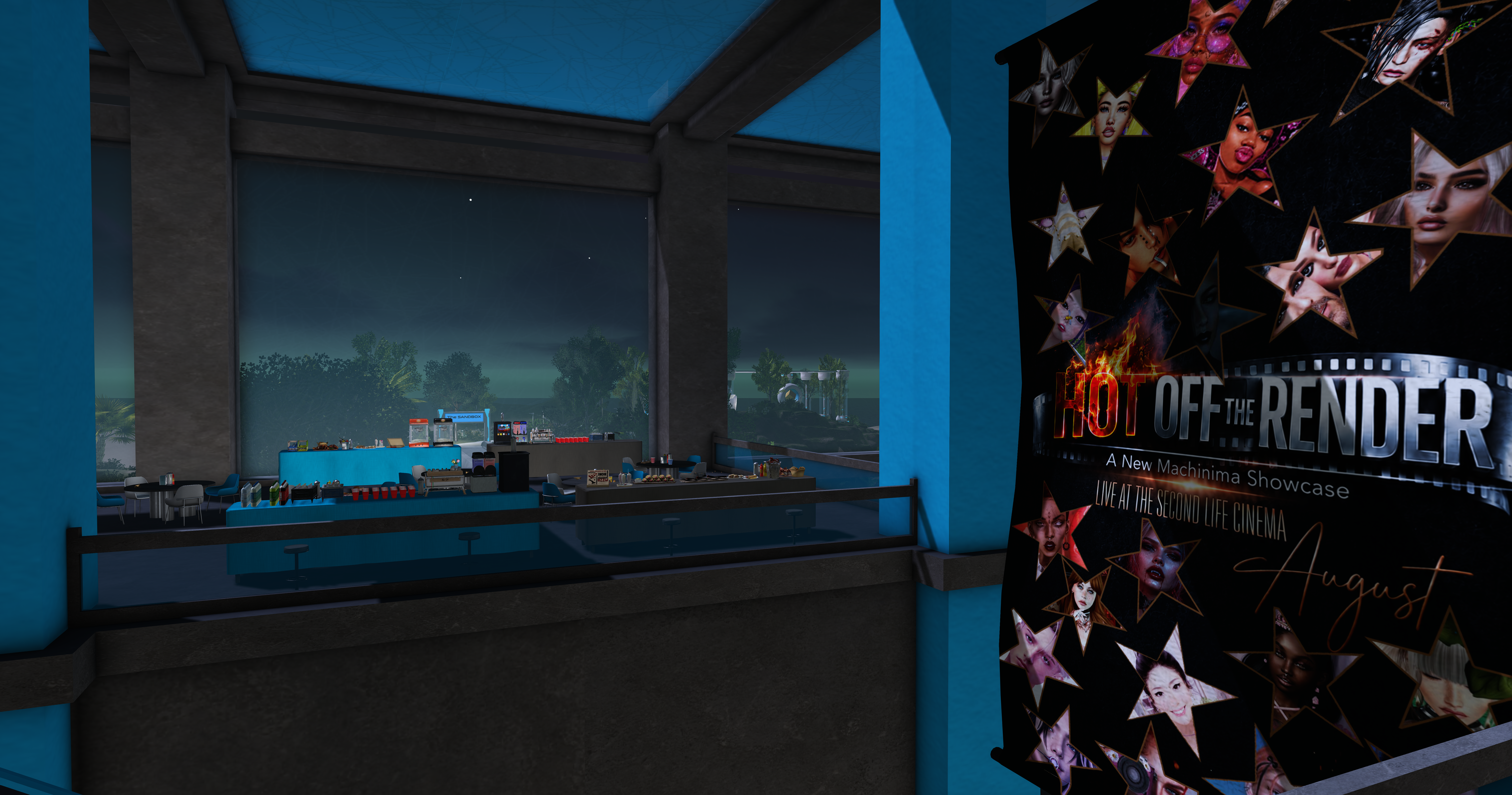 August Flicks at Second Life Cinema