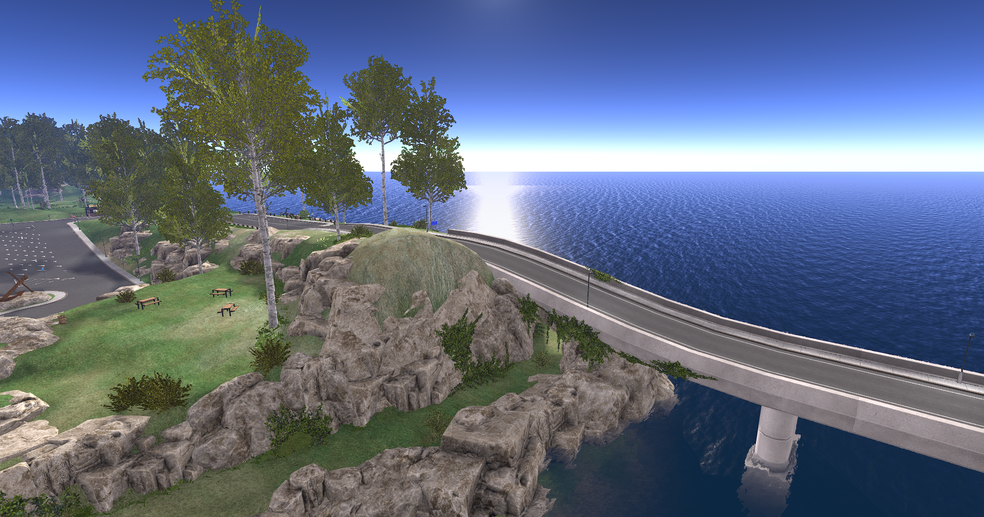 Causeway Completion Connects Mainland